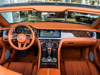 2023 Bentley Continental GTC 8 Cylinders Petrol Engine Green Tan Soft Top Convertible Automatic