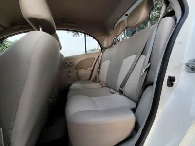 2020 Nissan Micra SL 4 Cylinders Engine GCC White Beige Premium Condition Family Hatchback
