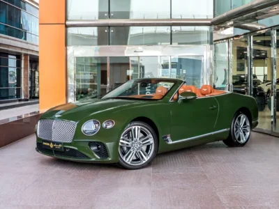 2023 Bentley Continental GTC 8 Cylinders Petrol Engine Green Tan Soft Top Convertible Automatic