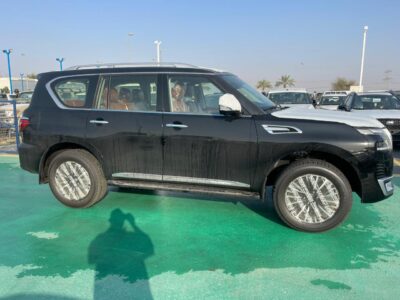 2026 Nissan Patrol XE 4.0 Litres 6 Cylinders Petrol Engine Black Tan SUV GCC Specs Automatic