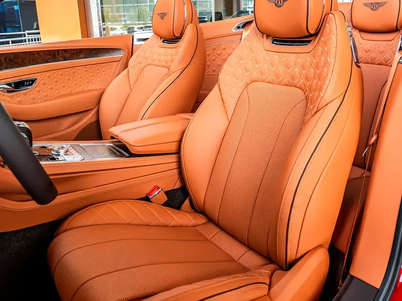 2023 Bentley Continental GTC S 8 Cylinders Petrol Engine Red Tan Soft Top Convertible Automatic
