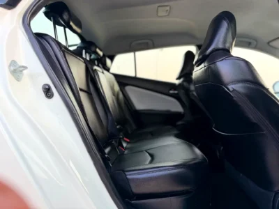 2017 Toyota Prius Eco 4 Cylinders Hybrid Engine White Black Hatchback Extremely Fuel Efficient