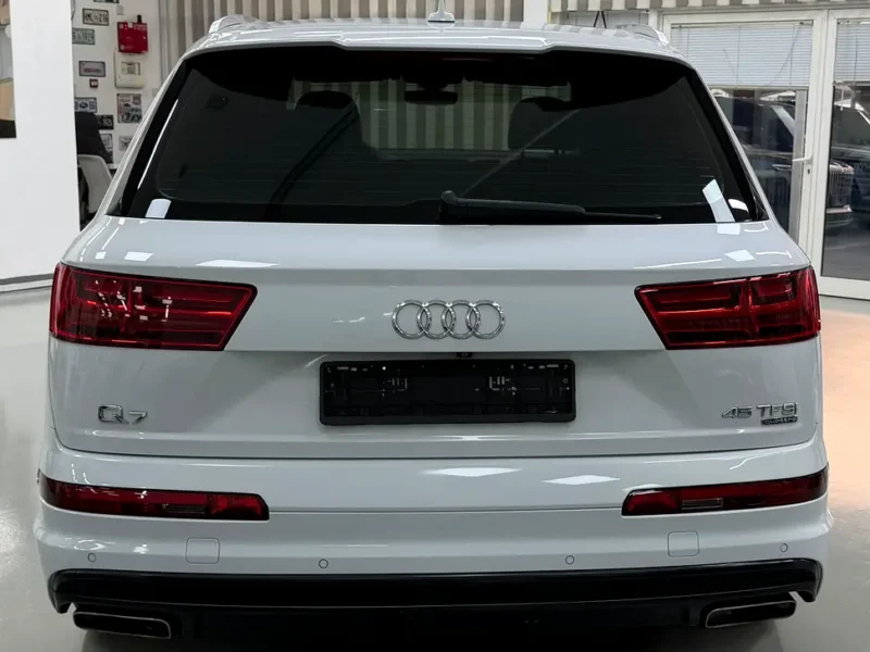 2016 Audi Q7 45 TFSI quattro S line 3.0L V6 Supercharged Petrol Engine White Brown SUV GCC