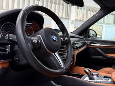 2018 BMW X5 M TwinPower Turbo 8 Cylinders Petrol Engine Blue Brown SUV GCC Specs