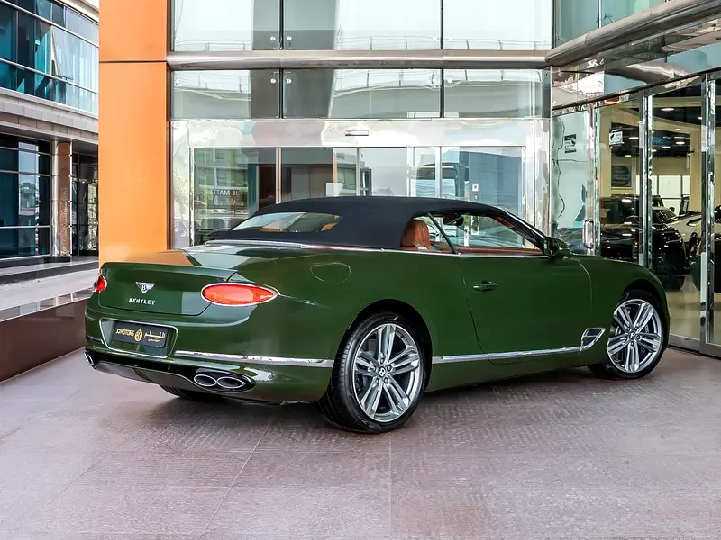 2023 Bentley Continental GTC 8 Cylinders Petrol Engine Green Tan Soft Top Convertible Automatic