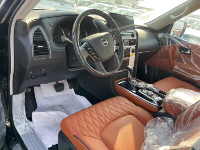 2026 Nissan Patrol XE 4.0 Litres 6 Cylinders Petrol Engine Black Tan SUV GCC Specs Automatic