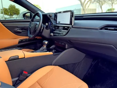 2025 Lexus ES-Series ES 350 Premier 3.5 Litres V6 Petrol Engine White Tan Sedan GCC Specs