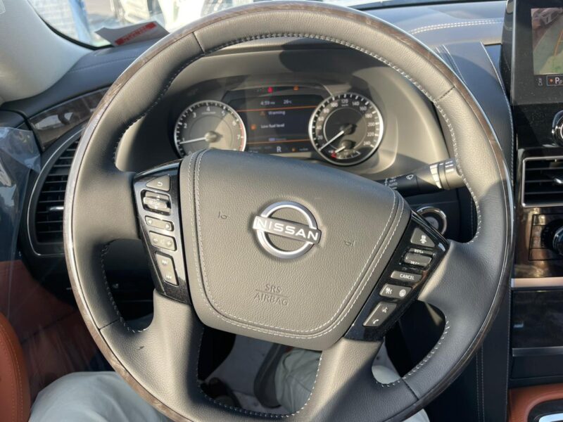 2026 Nissan Patrol XE 4.0 Litres 6 Cylinders Petrol Engine Black Tan SUV GCC Specs Automatic
