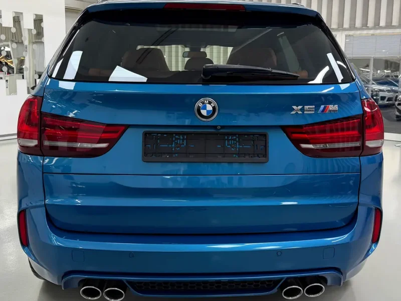 2018 BMW X5 M TwinPower Turbo 8 Cylinders Petrol Engine Blue Brown SUV GCC Specs