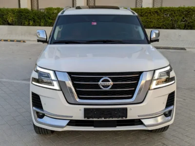 2020 Nissan Patrol SE Platinum 4.0 Litres 6 Cylinders Petrol Engine White Tan SUV GCC Specs