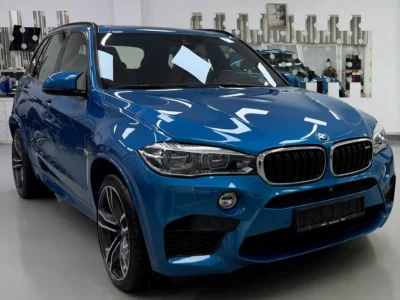 2018 BMW X5 M TwinPower Turbo 8 Cylinders Petrol Engine Blue Brown SUV GCC Specs