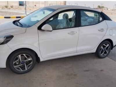 2024 Hyundai i10 1.2 Litres 3 Cylinders Petrol Engine White Beige Compact Hatchback GCC