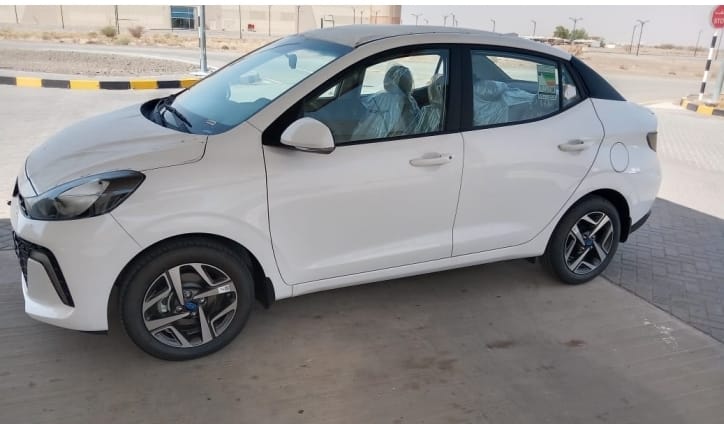2024 Hyundai i10 1.2 Litres 3 Cylinders Petrol Engine White Beige Compact Hatchback GCC