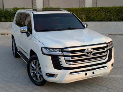 2015 Toyota Land Cruiser GXR Facelifted 2025 4.0L 6 Cylinders Petrol Engine White Red SUV GCC