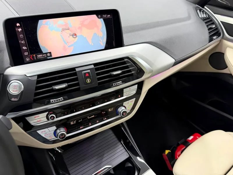 2019 BMW X3 xDrive30i M Sport 2.0L Turbocharged 4 Cylinders Petrol Engine Black Beige SUV GCC