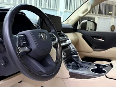 2023 Toyota Land Cruiser VXR 3.5 Litres Twin-Turbo 6 Cylinders Petrol Engine Grey Beige SUV