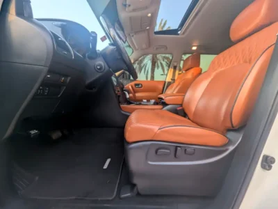 2020 Nissan Patrol SE Platinum 4.0 Litres 6 Cylinders Petrol Engine White Tan SUV GCC Specs