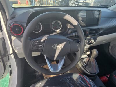 2026 Hyundai i10 1.2 Litres 3 Cylinders Petrol Engine White Black Compact Hatchback GCC