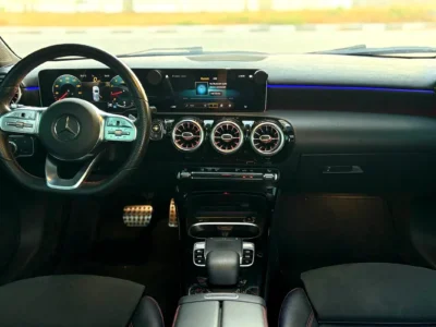 2019 Mercedes-Benz A-Class A 250 4 Cylinders Petrol Engine White Black Sedan GCC Specs
