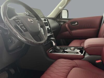 2024 Nissan Patrol LE Platinum City 5.6L 8 Cylinders Petrol Engine White Red SUV GCC Specs