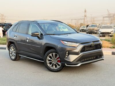 2023 TOYOTA RAV 4 XLE PREMIUM 2.5 Litres 4 Cylinders Petrol Engine Grey Black SUV US Specs