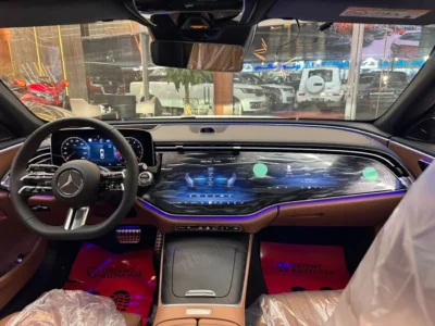 2026 Mercedes Benz E300 AMG 2.0L 4 Cylinders Hybrid Engine Grey Brown Sedan Korean Specs