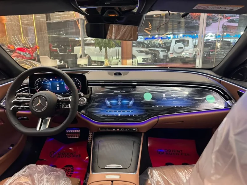 2026 Mercedes Benz E300 AMG 2.0L 4 Cylinders Hybrid Engine Grey Brown Sedan Korean Specs