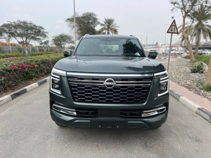 2026 Nissan Patrol SE PLATINUM CITY 3.8-liter V6 Petrol Engine Green Red SUV GCC Specs