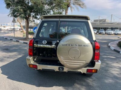 2024 Nissan Patrol Super Safari 4.8 Litres 6 Cylinders Petrol Engine Black Red SUV GCC Specs