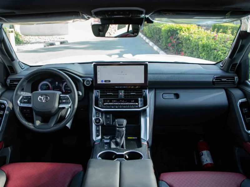 2026 Toyota Land Cruiser VXR 3.5 Litres Twin‑Turbo V6 Petrol Engine White Black-Red SUV GCC