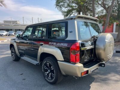 2024 Nissan Patrol Super Safari 4.8 Litres 6 Cylinders Petrol Engine Black Red SUV GCC Specs