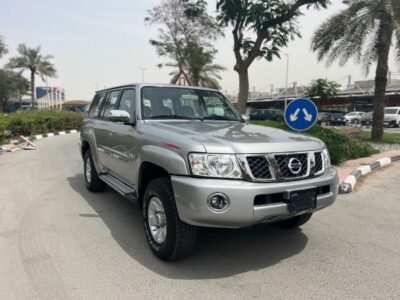 2024 Nissan Patrol Safari SW 4.8 Litres 6 Cylinders Petrol Engine Silver Grey SUV GCC Specs Manual