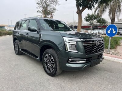 2026 Nissan Patrol SE PLATINUM CITY 3.8-liter V6 Petrol Engine Green Red SUV GCC Specs