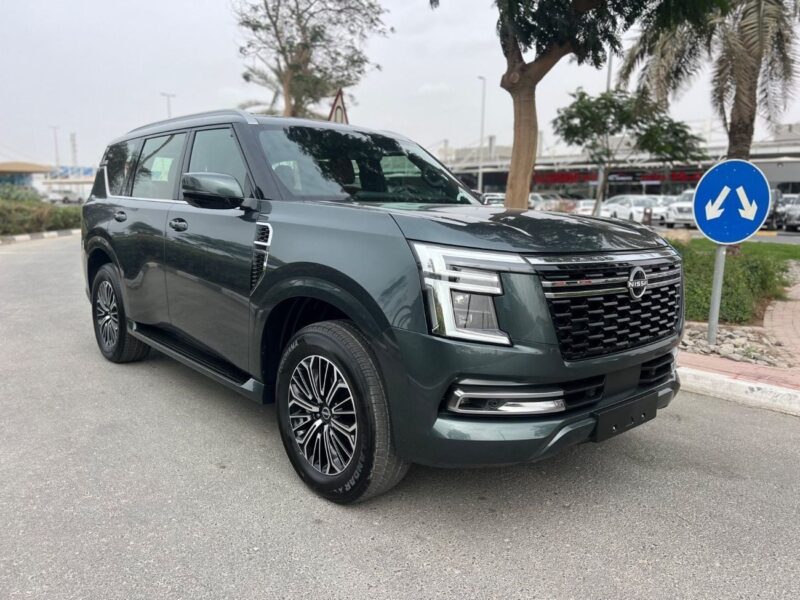 2026 Nissan Patrol SE PLATINUM CITY 3.8-liter V6 Petrol Engine Green Red SUV GCC Specs