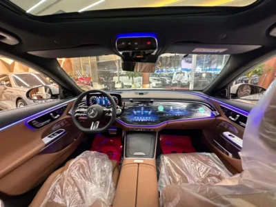 2026 Mercedes Benz E300 AMG 2.0L 4 Cylinders Hybrid Engine Grey Brown Sedan Korean Specs