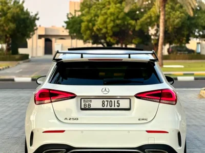 2019 Mercedes-Benz A-Class A 250 4 Cylinders Petrol Engine White Black Sedan GCC Specs