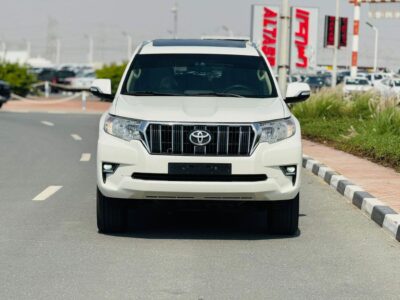 2019 Toyota Prado GXR 4.0 Litres 6 Cylinders Petrol Engine White Beige SUV GCC Specs