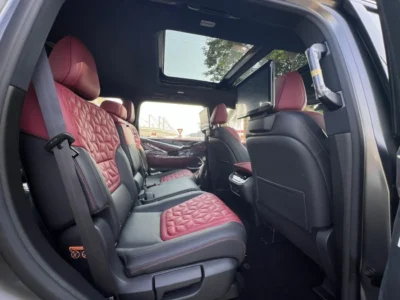 2026 Nissan Patrol LE TITANIUM 3.5L V6 Twin-Turbo Petrol Engine Silver Red SUV GCC Specs