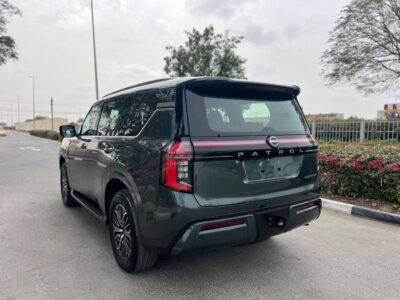 2026 Nissan Patrol SE PLATINUM CITY 3.8-liter V6 Petrol Engine Green Red SUV GCC Specs