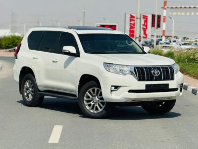 2019 Toyota Prado GXR 4.0 Litres 6 Cylinders Petrol Engine White Beige SUV GCC Specs