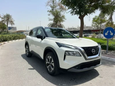 2024 Nissan X-Trail SV 2.5 Litres 4 Cylinders Petrol Engine White Beige SUV GCC Specs Automatic