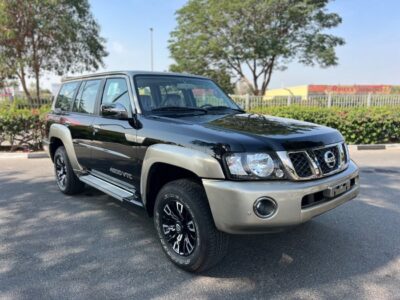 2024 Nissan Patrol Super Safari 4.8 Litres 6 Cylinders Petrol Engine Black Red SUV GCC Specs
