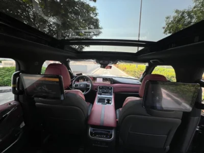 2026 Nissan Patrol LE TITANIUM 3.5L V6 Twin-Turbo Petrol Engine Silver Red SUV GCC Specs