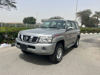 2024 Nissan Patrol Safari SW 4.8 Litres 6 Cylinders Petrol Engine Silver Grey SUV GCC Specs Manual