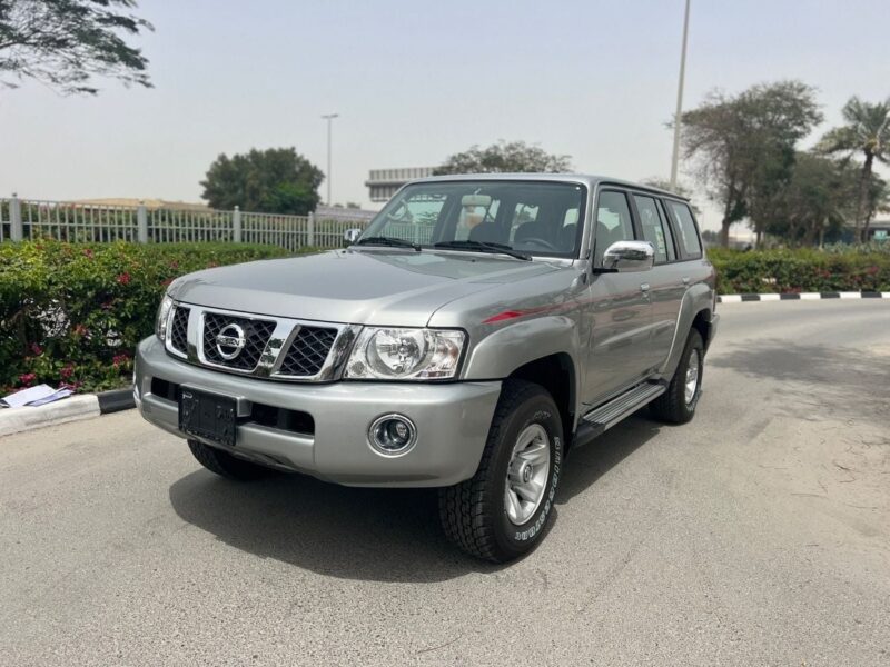 2024 Nissan Patrol Safari SW 4.8 Litres 6 Cylinders Petrol Engine Silver Grey SUV GCC Specs Manual