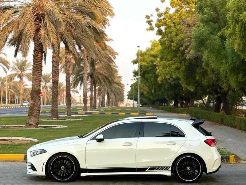 2019 Mercedes-Benz A-Class A 250 4 Cylinders Petrol Engine White Black Sedan GCC Specs