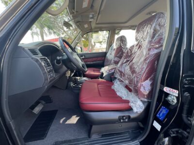 2024 Nissan Patrol Super Safari 4.8 Litres 6 Cylinders Petrol Engine Black Red SUV GCC Specs