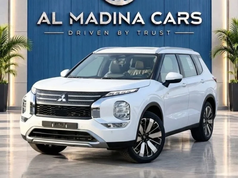 2026 Mitsubishi Outlander 7P H-Line 2.5L 4 Cylinders Petrol Engine White Black SUV GCC Specs