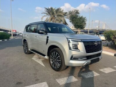 2026 Nissan Patrol LE Platinum City 3.5L Twin-Turbocharged V6 Petrol Engine Silver Red SUV GCC