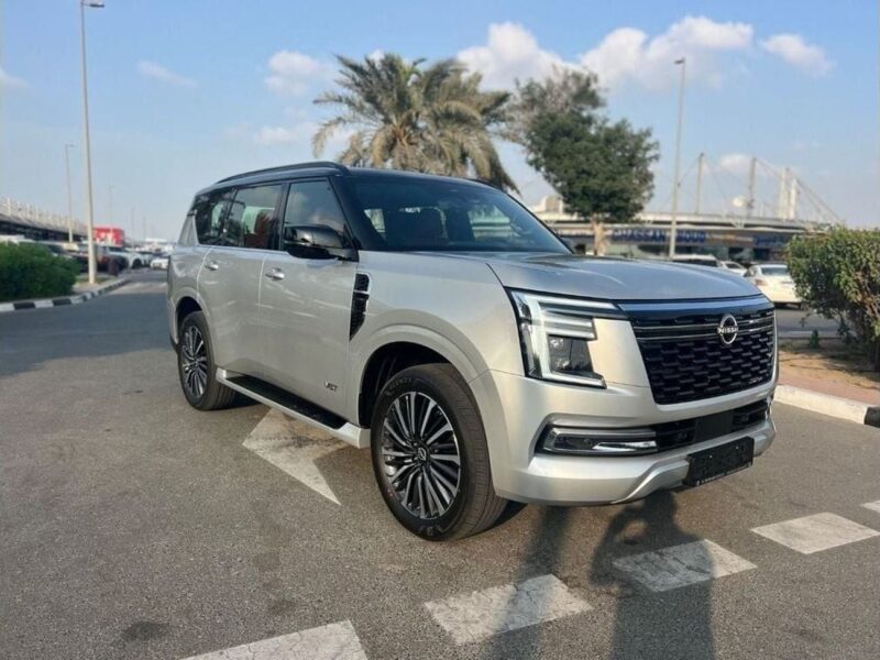 2026 Nissan Patrol LE Platinum City 3.5L Twin-Turbocharged V6 Petrol Engine Silver Red SUV GCC